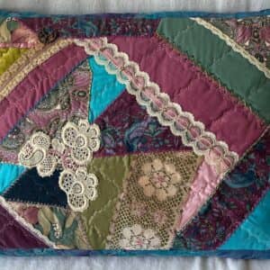 Craziness Cushion by Sally Heron