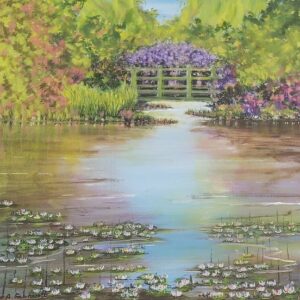 Monet's Garden Giverny France by Angela Gannicott
